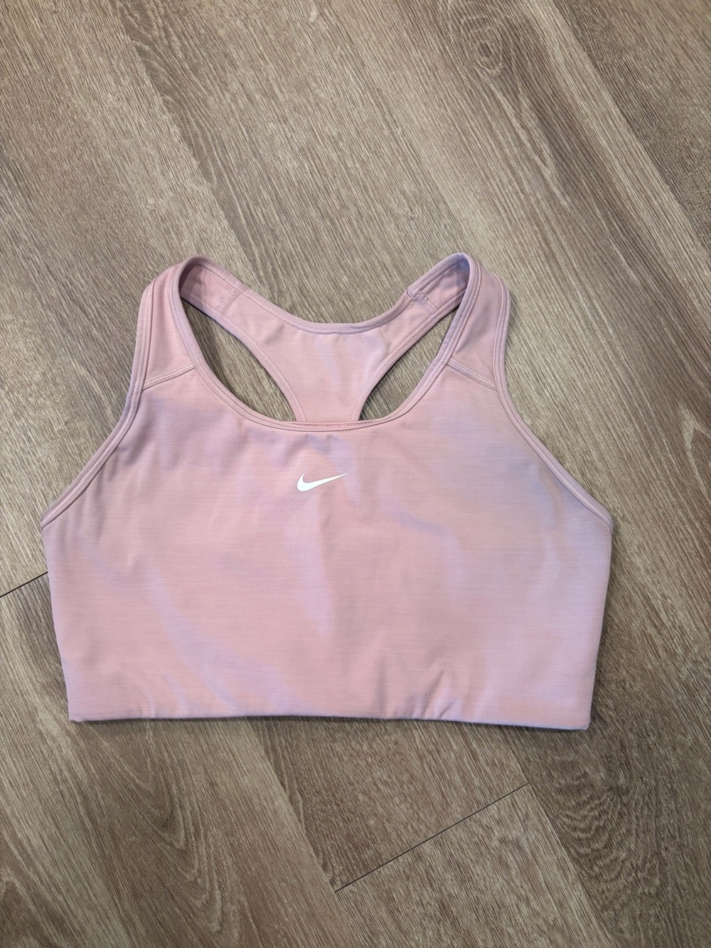 Nike Light Pink Racerback Medium-Support Sports Bra